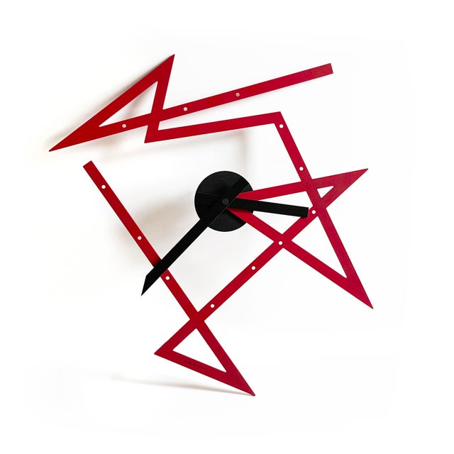 Contemporary Time Maze Wall Clock by Daniel Libeskind for Alessi For Sale - Image 3 of 8