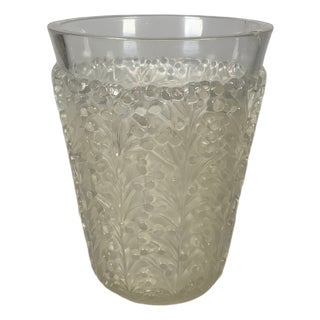 Vintage Art Deco St. Tropez Vase by René Lalique for Lalique, 1937 For Sale