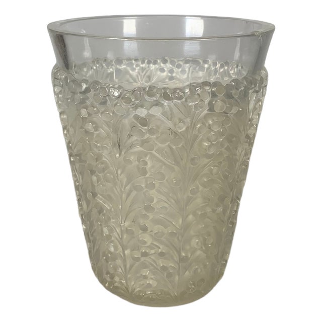 Vintage Art Deco St. Tropez Vase by René Lalique for Lalique, 1937 For Sale