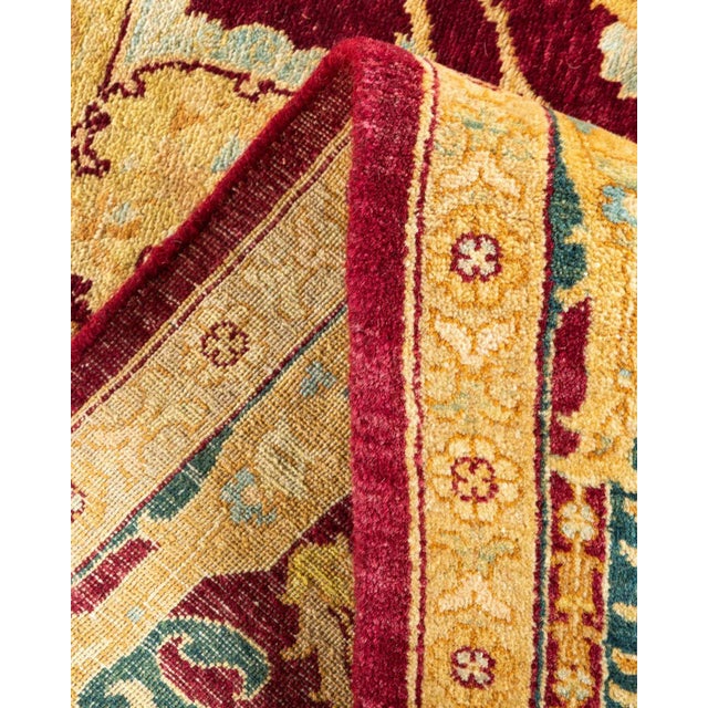 Mogul, One-of-a-Kind Hand-Knotted Area Rug - Red, 6' 1" x 9' 2" For Sale In New York - Image 6 of 8