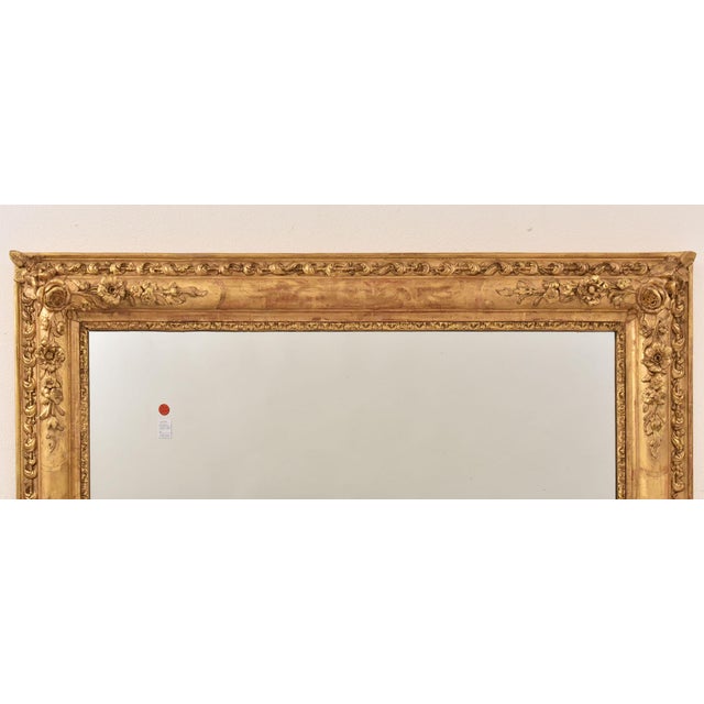 Louis Philippe Gold Leaf Mirror For Sale - Image 5 of 10