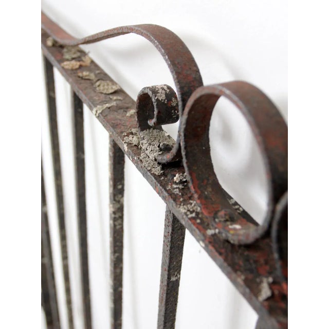 Antique Wrought Iron Gate For Sale - Image 9 of 13