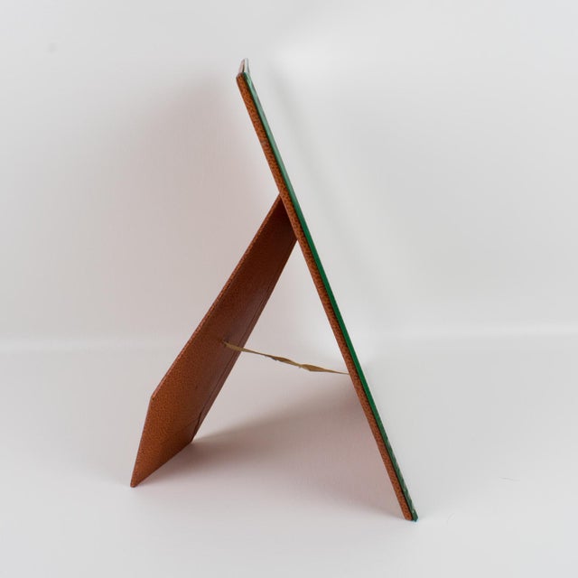 French Mirrored Glass Picture Frame, Circa 1940 For Sale - Image 4 of 8