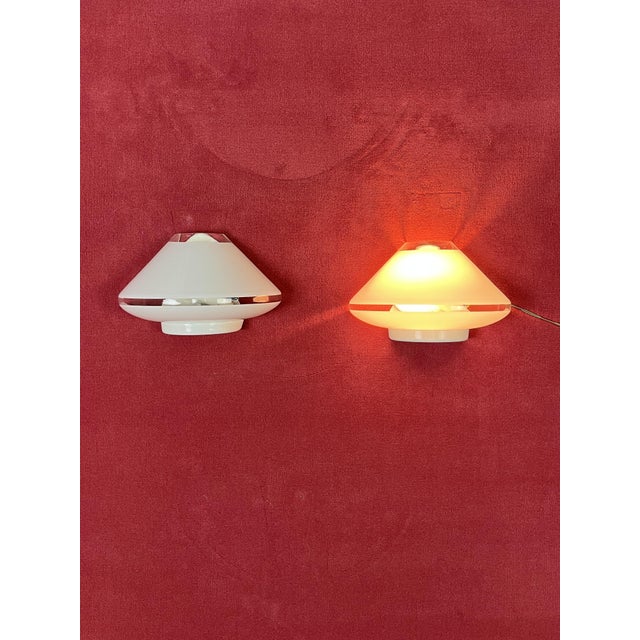 1960s Mid-Century Italian Murano Glass Wall Lamps, 1960s, Set of 2 For Sale - Image 5 of 12