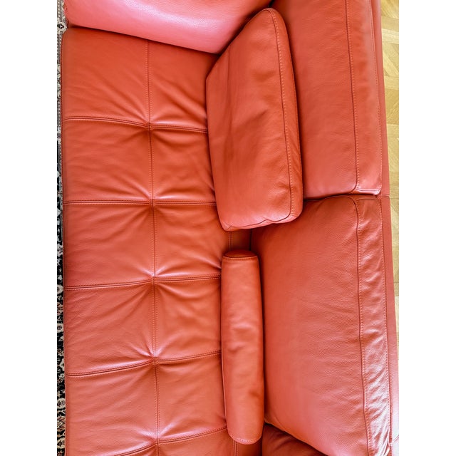 2020s Roche Bobois, Sacha Lakic, Italian Sofa, 100% Genuine Leather For Sale - Image 5 of 9