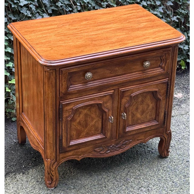 French Country Drexel French Country “Cabernet” Nightstand For Sale - Image 3 of 12