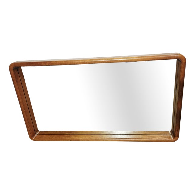 Danish No. 206 Wall Mirror in Teak by Aksel Kjersgaard for Holstebro Møbelfabrik, 1960s For Sale