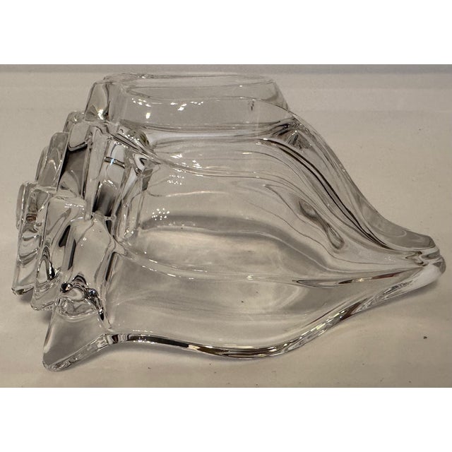 Vintage Mid Century Sculptural Glass / Decorative Dishes – Pair For Sale - Image 9 of 15