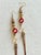 Vintage 1990s Gothic Tribal Brass Skull Shoulder Duster Earrings, Pair For Sale In New York - Image 6 of 14