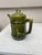 19th Century French Green Majolica Bamboo Teapot Salins For Sale In Austin - Image 6 of 9