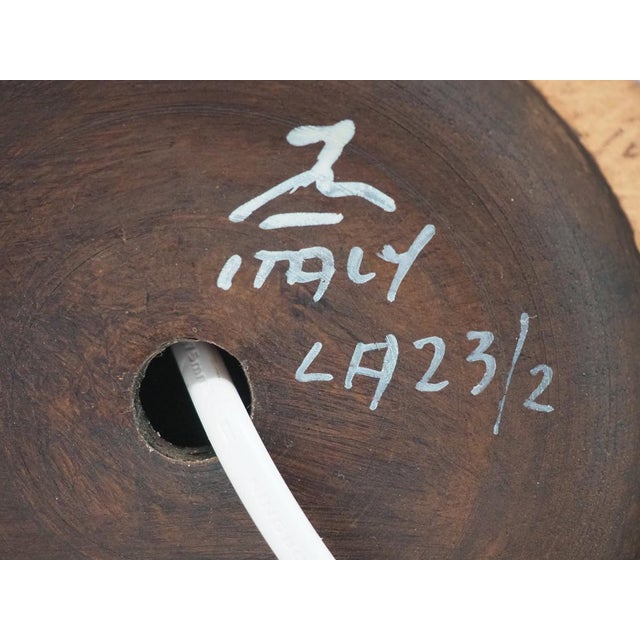 Beige Ceramic Table Lamps by Londi for Bitossi, Set of 2 For Sale - Image 8 of 16