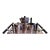 1980s Italian Four Piece Tea Set by Massimo Podesta for Montagnani For Sale