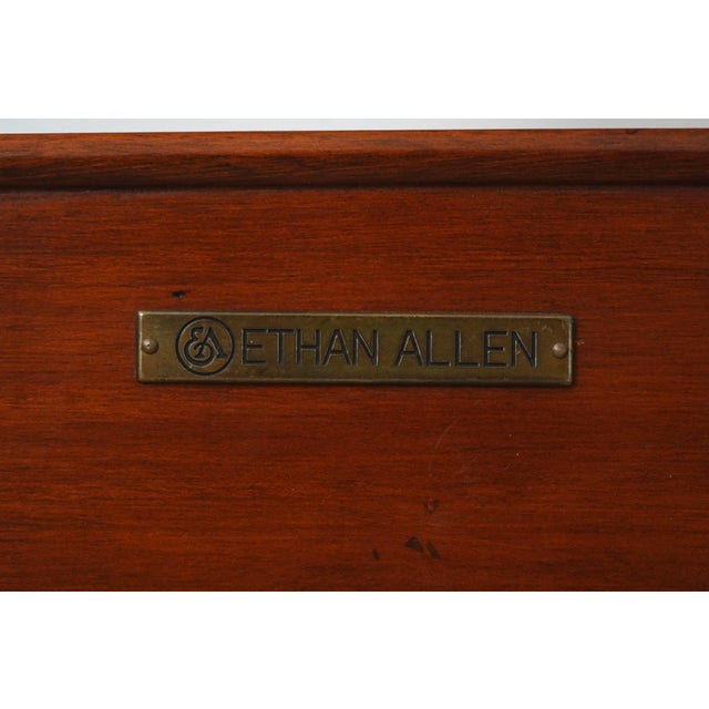 Ethan Allen Mahogany Tall Cheval Dressing Mirror For Sale - Image 12 of 13