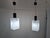 Metal Pendant Lamps in Opaline Glass and Iron, 1950s, Set of 2 For Sale - Image 7 of 11