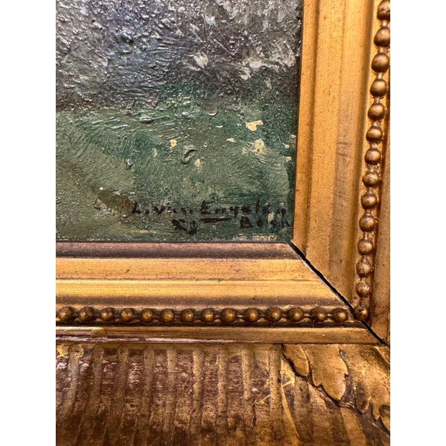 19th Century English Windmill Oil on Canvas For Sale - Image 4 of 8