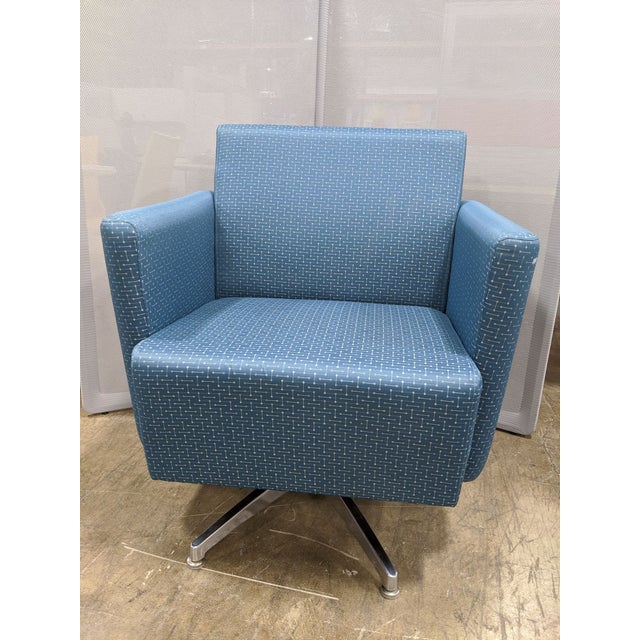 National Furniture Company Fringe Swivel Club Chair Chairish