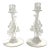 1940's Heisey Glass Grape Cluster Candlesticks- A Pair For Sale