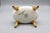 Ceramic Vintage French Porcelain Footed Jewelry Dish For Sale - Image 7 of 9