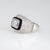 Rock Crystal Diamond Dome Ring Estate 18k White Gold Sz 6.5 Cocktail Jewelry For Sale - Image 4 of 7