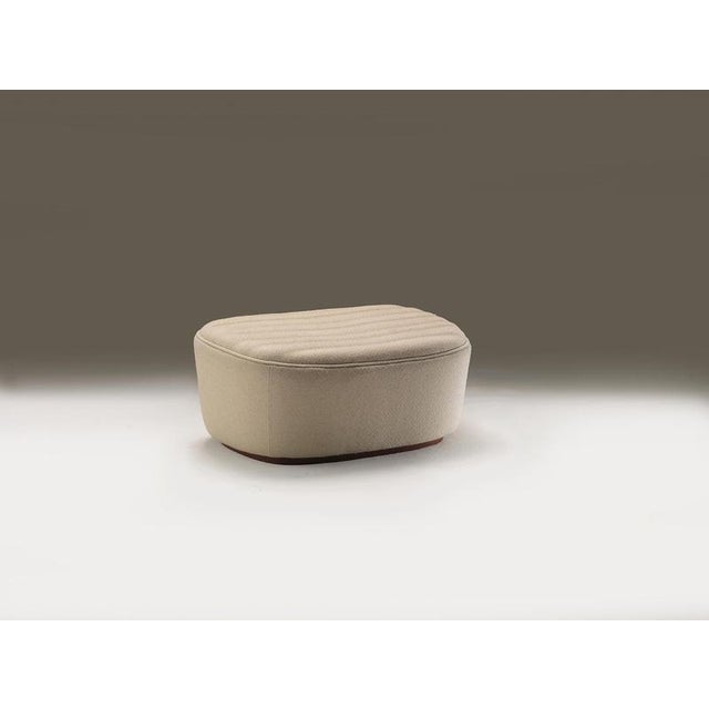 Wood Emma Ottoman by Haymann Editions For Sale - Image 7 of 7