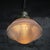 Vintage Industrial Glass Brass Pendant Light from Holophane, Usa For Sale - Image 6 of 8