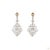 This pair of drop earrings, a 1970s design, centers on a 4.29-carat diamond in a round brilliant cut for lively, classic...