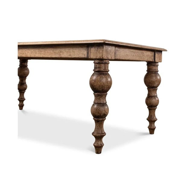 Country Oak Dining Table For Sale - Image 4 of 10