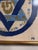 Vintage Blue and Gold Star of David Judaica Needlepoint Wall Art For Sale - Image 4 of 4