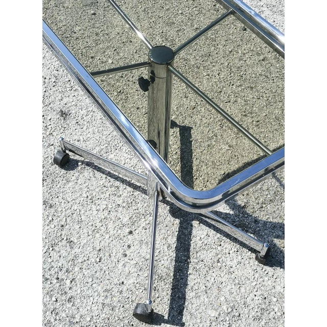 1960s Italian Coffee Table in the Style of Allegri Parma with Adjustable Top, 1960s For Sale - Image 5 of 9