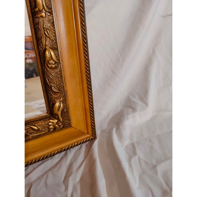 Carolina Mirror Company Gorgeous Ornate Framed Mirror For Sale - Image 4 of 7