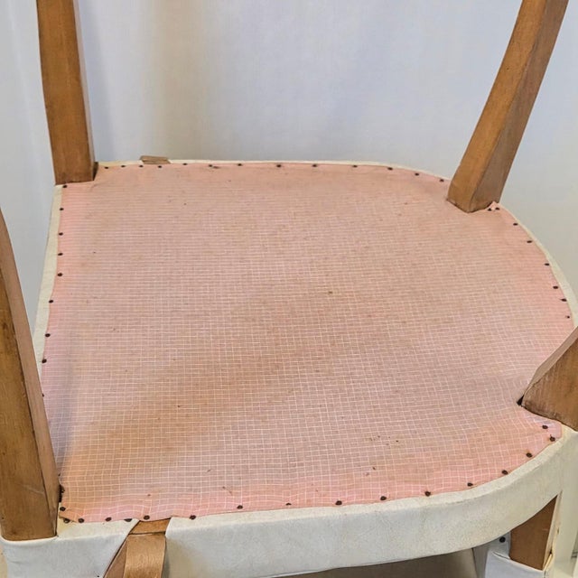 Vintage Bridge Armchairs in Beech and Skai, 1950s, Set of 2 For Sale - Image 10 of 14