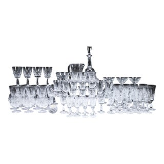 Extensive Collection of Waterford Kylemore Crystal Drinkware For Sale