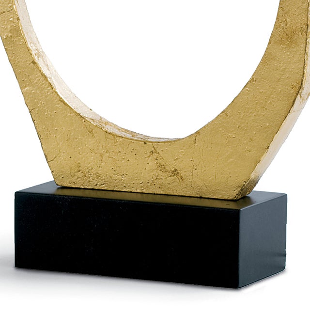 2020s Regina Andrew Manhattan Table Lamp in Gold Leaf For Sale - Image 5 of 6