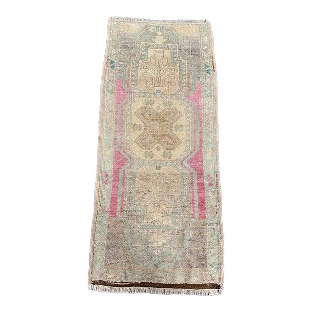 Turkish Yastik Rug 1'7" x 3'7" For Sale