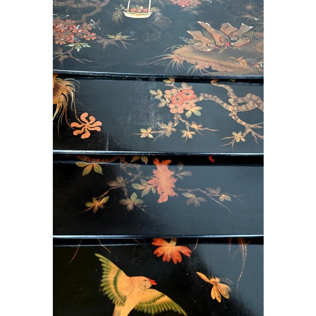 Antique Napoleon III Gigognes Nesting Tables, Set of 4 For Sale - Image 4 of 18