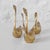Mid-Century Brass Swan Family, 1970s, Set of 4 For Sale - Image 4 of 10