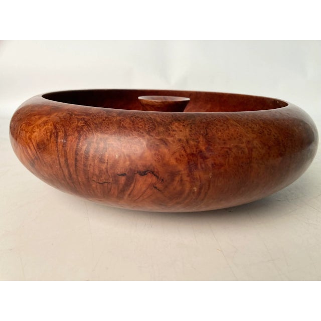 Wood Mid Century Redwood Burl Nut For Sale - Image 7 of 11
