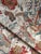 G P & J Baker Indienne Flower Red/Teal Linen Fabric 7 7/8 Yards For Sale - Image 4 of 6