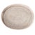 Artifacts Rattan Oval Tray with Cutout Handles in White Wash - 18" For Sale In Houston - Image 6 of 8