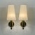 Mid-Century Brass V18 Wall Lights attributed to Eje Ahlgren for Bergboms, Sweden, 1960s, Set of 2 For Sale - Image 9 of 18
