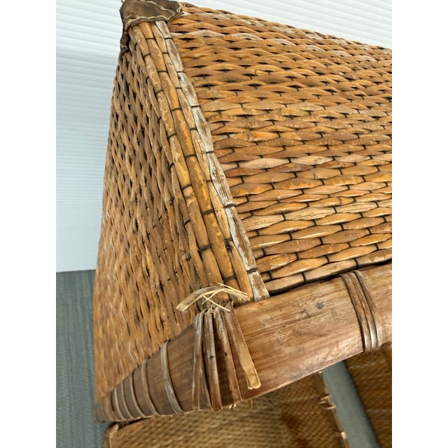 Antique Woven Storage Boxes, Pair For Sale - Image 11 of 13