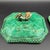 A Antique Pair of Chinese Sancai Glazed Porcelain Tureen Lids With Foo Dog Finials Made in China, circa 19th Century Green...