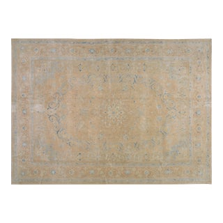 Vintage Turkish Anatolian Hand Knotted Wool Rug, 9'8"x13''2" For Sale