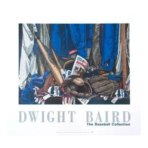 1994 Dwight Baird 'The Right Stuff' Outsider Art Blue,Gray Canada Offset Lithograph