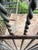 Metal Monumental 77-Inch Custom Artisan Hand-Welded Wrought Iron Pagoda Aviary (Birdcage) on Stand For Sale - Image 7 of 12