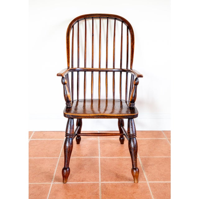 Antique Windsor Armchair, 1840s For Sale - Image 11 of 18