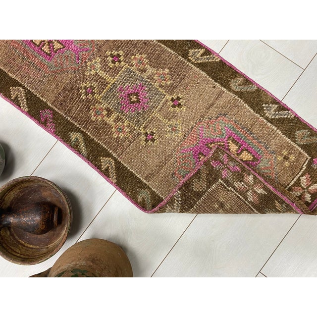 1950s Anatolian Kurdish Floral Carpet For Sale - Image 5 of 5