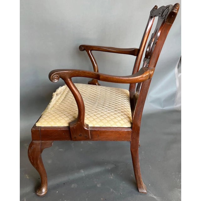 Fine 18th Century Georgian Mahogany Armchair For Sale - Image 10 of 14