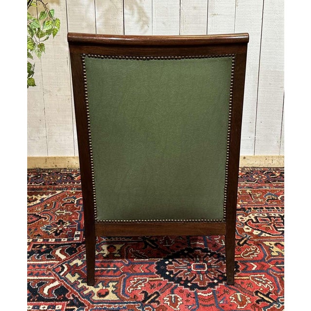 Empire-Style Mahogany Chair in Carved Mahogany, 1800s For Sale - Image 18 of 18