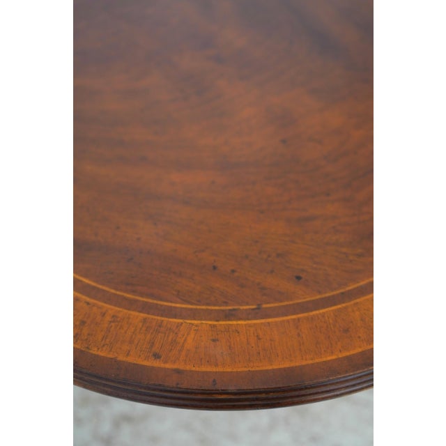 2010s Jonathan Charles Large Mahogany Dining Room Table For Sale - Image 5 of 18